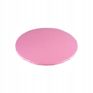 Podkład pod tort Modecor 40 cm czerwony sztywny Rosa mocny wielokrotnego uż - Dodatki do ciast w proszku - miniaturka - grafika 1