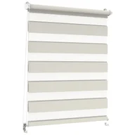 Rolety - Roleta dzień noc Classic Click 38.5 x 140 cm srebrna - miniaturka - grafika 1