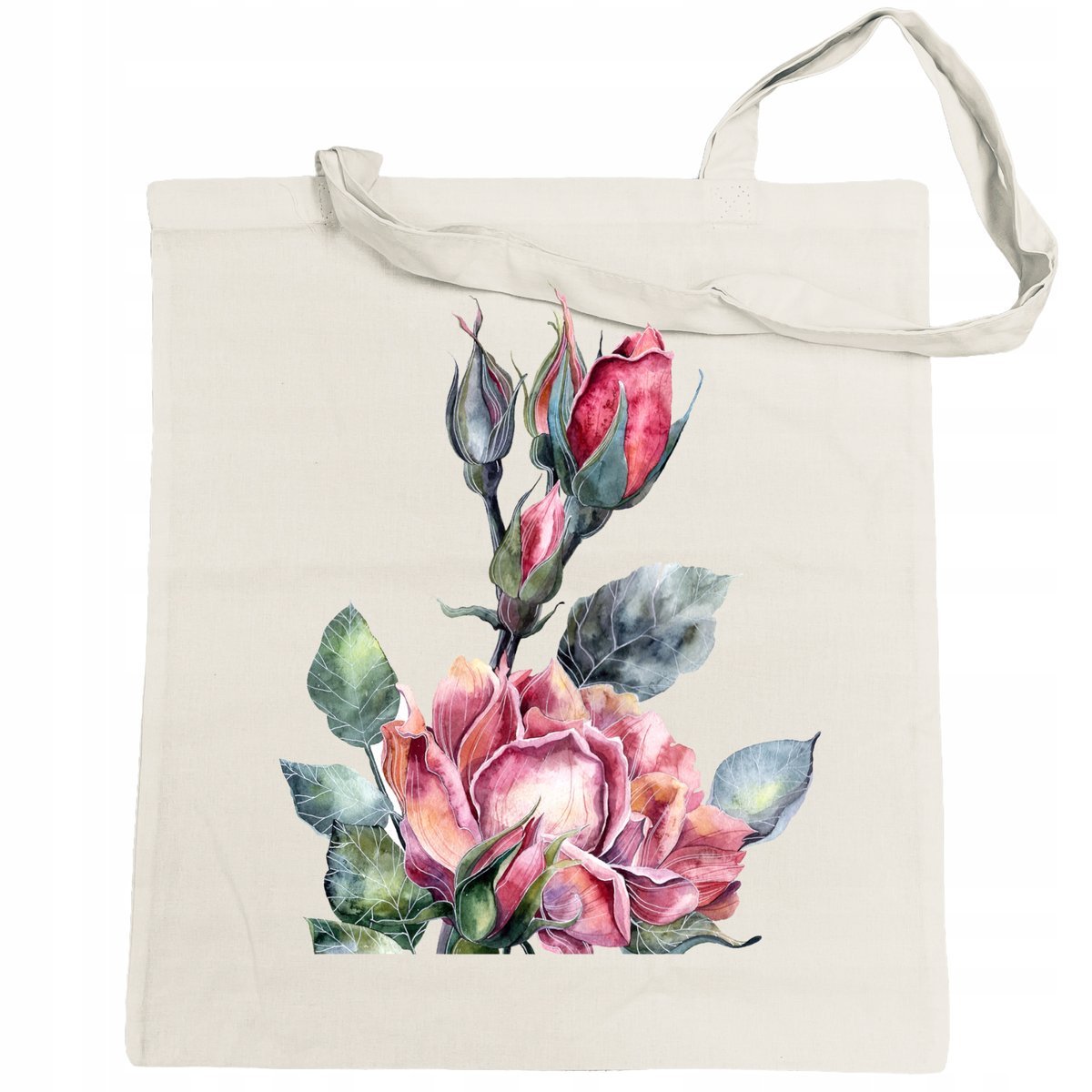 Torba Na Zakupu w Piękne Kwiaty