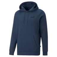 Bluzy męskie - Puma Bluza Męska Z Kapturem Ess Small Logo Hoodie Morska Zieleń 586691 97 M - miniaturka - grafika 1