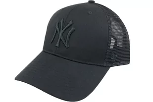 47 Brand MLB New York Yankees Branson Cap B-BRANS17CTP-BKB unisex czapka z daszkiem czarna - Czapki damskie - miniaturka - grafika 1