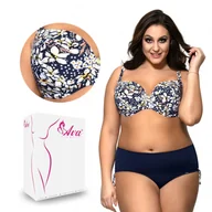 Stroje kąpielowe - Biustonosz kąpielowy Full cup SK 114 usztywniany granatowy  65E - miniaturka - grafika 1