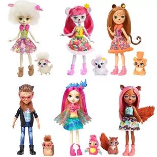 Mattel Enchantimals Lalka + zwierzątko dodatkowe mix wzorów) - Lalki dla dziewczynek - miniaturka - grafika 1