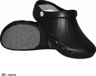 Obuwie robocze - MEDIBUT BMPRIMACLOG OB SRC A E - Klapki PRIMA CLOG właściwości antyelektrostatyczne wyjmowana wkładka memory podeszwa antypoślizgowa - czarny 40 - miniaturka - grafika 1