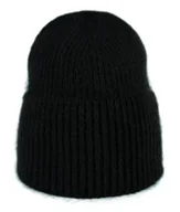 Czapki damskie - Czapka Damska Młodzieżowa Beanie Podwijana Zimowa Angora Ciepła Casualowa - miniaturka - grafika 1