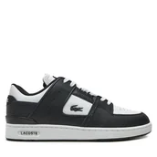 Sneakersy męskie - Sneakersy Lacoste 748SMA0016 Czarny - miniaturka - grafika 1
