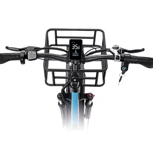 'Ridstar MN26 Electric Bike, 750W Motor 26*4.0'' Fat Tire, 48V 20Ah Battery, 58km/h Max Speed, Shimano 7-speed, Mechanical Disc B' - Rowery - miniaturka - grafika 4