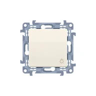 Wyłączniki światła i elektryczne - LEDart zwierny światło kremowy CS1.01/41 Kontakt Simon10 - miniaturka - grafika 1