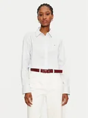 Koszule damskie - Tommy Hilfiger Koszula WW0WW44084 Błękitny Regular Fit - miniaturka - grafika 1