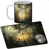 Podkładki pod mysz - Zestaw Kubek + Podkładka - Zombie - Prezent Wiele Wzorów + Imię - miniaturka - grafika 1