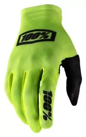 100%, Rękawiczki kolarskie, Celium Glove fluo yellow black, limonkowy, rozmiar L - Rękawiczki rowerowe - miniaturka - grafika 1