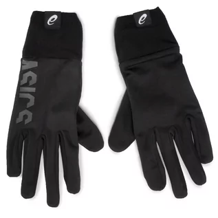 Rękawiczki - Rękawiczki Męskie ASICS - Running Gloves 3013A033  Performance Black 001 - grafika 1