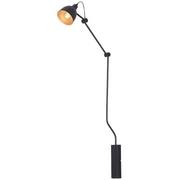 Lampy ścienne - Aldex 843C Kinkiet 1-Pł Bibi (Aida) Łamany Mniejszy Black 843C - miniaturka - grafika 1