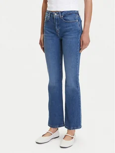 Tommy Hilfiger Jeansy WW0WW45674 Niebieski Bootcut Fit - Spodnie damskie - miniaturka - grafika 1