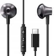 Słuchawki - Ugreen EP106 USB-C czarne - miniaturka - grafika 1