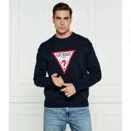 Swetry męskie - Guess Jeans Sweter Regular Fit - miniaturka - grafika 1