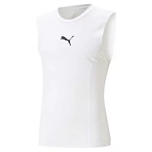 PUMA Bball Compression Sleeveless White Koszulka męska, biały, XXL - Koszulki męskie - miniaturka - grafika 1