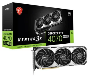 MSI GeForce RTX 4070 SUPER VENTUS 3X OC 12GB DLSS 3 - Karty graficzne - miniaturka - grafika 1