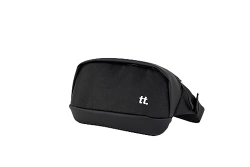 Carlett - Torba biodrowa Urban Neo | Wodoodporna i kompaktowa | Unisex Design w kolorze czarnym | Idealna dla mężczyzn i kobiet | Mała i funkcjonalna nerka do codziennego użytku, Czarny (Black),