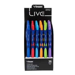 HASTA DLUGOPIS GEL AUT GR 0.7 VIN LIVE PUD A 36 - Przybory szkolne - miniaturka - grafika 1