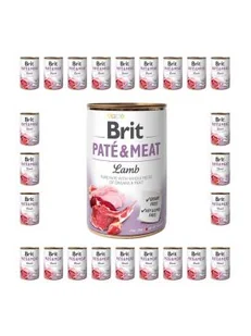 Brit pate & meat lamb 400 g - Mokra karma dla psów - miniaturka - grafika 2