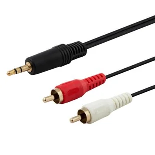 ELMAK Kabel audio CLS-15 Mini 3.5mm 2xRCA (JVC HA-SBT5W) - Kable - miniaturka - grafika 1