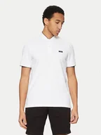 Koszulki męskie - Calvin Klein Polo K10K114139 Biały Regular Fit - miniaturka - grafika 1