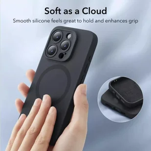 Etui ESR Cloud Halolock Magsafe do Apple iPhone 15 Pro Black - Pozostałe akcesoria do telefonów - miniaturka - grafika 8