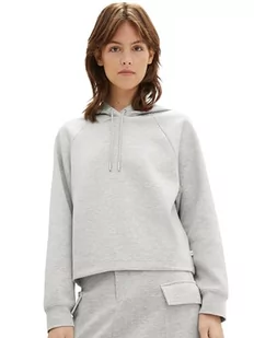 TOM TAILOR Denim Bluza damska, 32510 - Basic Light Grey Melange, L - Bluzy damskie - miniaturka - grafika 1