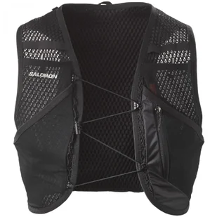 Kamizelka do biegania Salomon Active Skin 8 No Flasks Rozmiar: L / Kolor: czarny/biały - Kurtki i kamizelki sportowe męskie - miniaturka - grafika 1