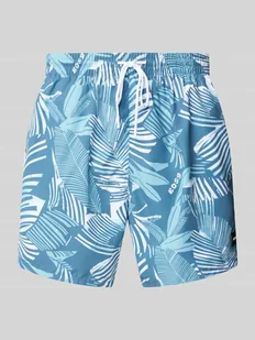 Spodenki kąpielowe o kroju relaxed fit z naszywką z logo model ‘Piranha’ - Kąpielówki męskie - miniaturka - grafika 1