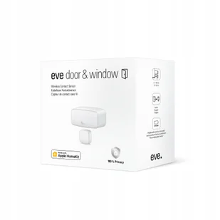 eve Elgato Eve Door & Window [drzwi i okna]  bezprzewodowy czujnik z obsługą Apple HomeKit, Bluetooth Low Energy 1ED109901001 - Systemy inteligentnych domów - miniaturka - grafika 2