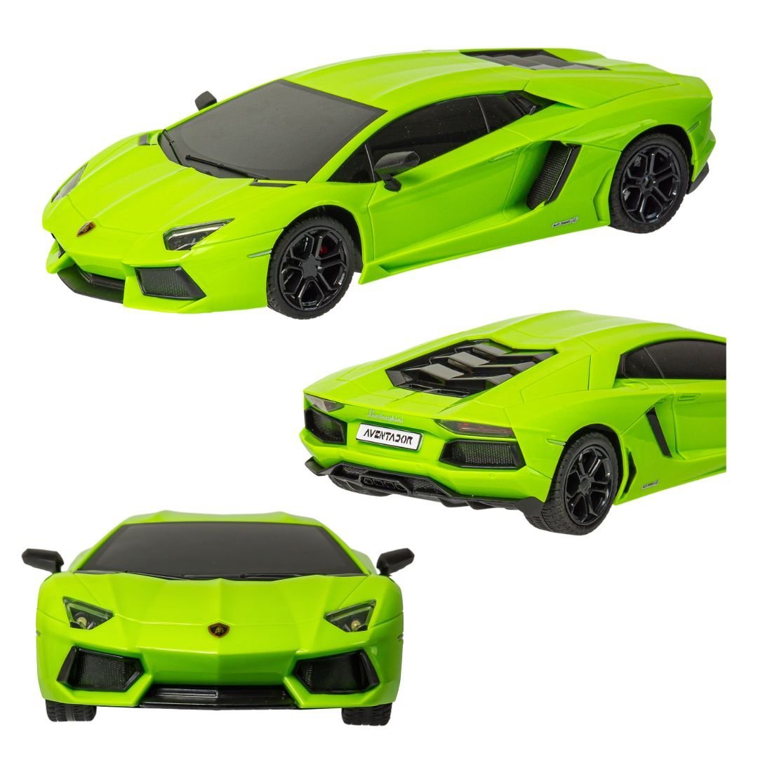 Zdalnie sterowane Lamborghini Aventador RC 1:24 zielone RC auto
