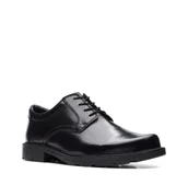 Półbuty męskie - Clarks Kerton Lace [Black Leather] - Rozmiar 46 - miniaturka - grafika 1