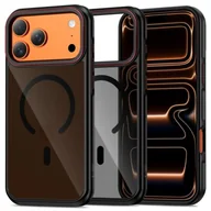 Etui i futerały do telefonów - Etui TECH-PROTECT MagHybrid MagSafe do Apple iPhone 17 Pro Max Czarno-czerwony - miniaturka - grafika 1