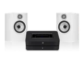 Zestawy stereo - Bluesound POWERNODE (czarny) + 606 S3 (biały) - miniaturka - grafika 1