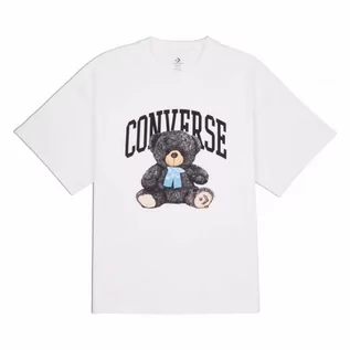 Koszulki i topy damskie - Damski t-shirt z nadrukiem CONVERSE Oversized Teddy Tee - grafika 1