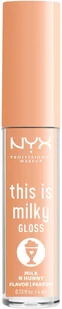 NYX Professional Makeup This Is Mily Gloss 17 Milk N Hunny - Błyszczyki do ust - miniaturka - grafika 7
