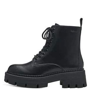 Tamaris Damskie botki 1-1-25276-41, czarna skóra, 36 EU - Botki damskie - miniaturka - grafika 1