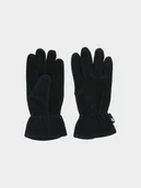 Rękawiczki - 4F Rękawiczki polarowe dziecięce - czarne S/M - miniaturka - grafika 1