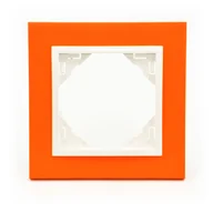 Klawisze i ramki - EFAPEL ANIMATO RAMKA 1K POMARAŃCZ. LODOWY 90910 TJG - miniaturka - grafika 1
