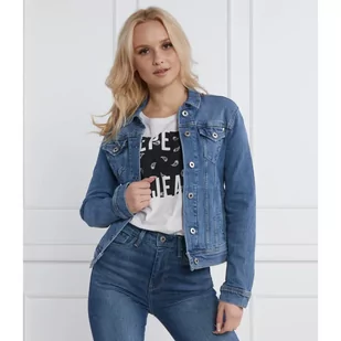 Pepe Jeans London Kurtka jeansowa THRIFT | Regular Fit - Kurtki damskie - miniaturka - grafika 1