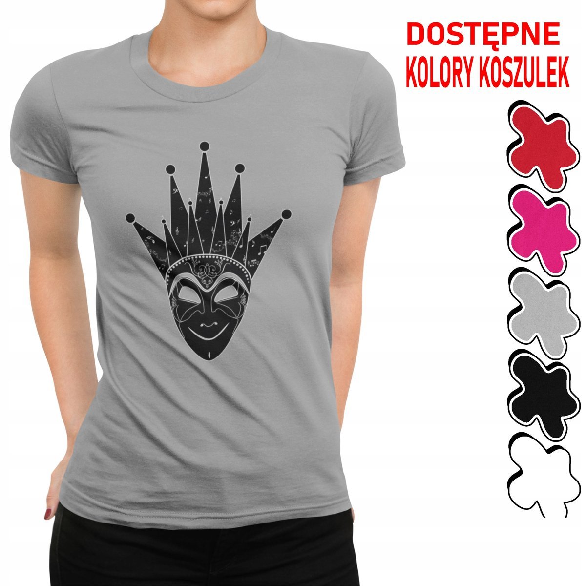 Damska Koszulka Z Nadrukiem Dla Niej Boris Brejcha High Minimal Tech - M