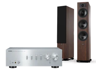 Yamaha A-S501 (srebrny) + Tesi 6 (mokka) - Zestawy stereo - miniaturka - grafika 1