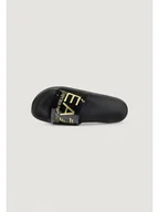 Klapki i japonki męskie - EA7 Emporio Armani Klapki 7X000108 AF15118 PC001 Czarny - miniaturka - grafika 1