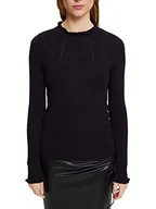 Swetry damskie - ESPRIT Collection Sweter damski 112EO1I328, 001/BLACK, XS, 001/Black, XS - miniaturka - grafika 1