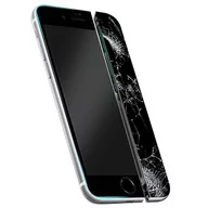 Szkła hartowane na telefon - Szkło hybrydowe CRONG Nano Glass do Apple iPhone 7/8/SE 2020/2022 Czarny - miniaturka - grafika 1