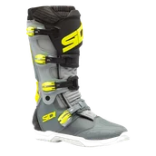 Buty motocyklowe - Buty Cross Sidi X Power SC Szary/Fluorescencyjny Żółty46 - miniaturka - grafika 1