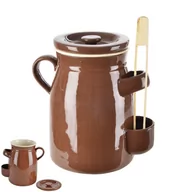 Garnki - Garnek ceramiczny do kwaszenia 2,5 l, - miniaturka - grafika 1