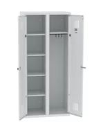 Szafki BHP - Szafka pracownicza dwukomorowa - wspólne zamknięcie SUM WZD 61 - miniaturka - grafika 1